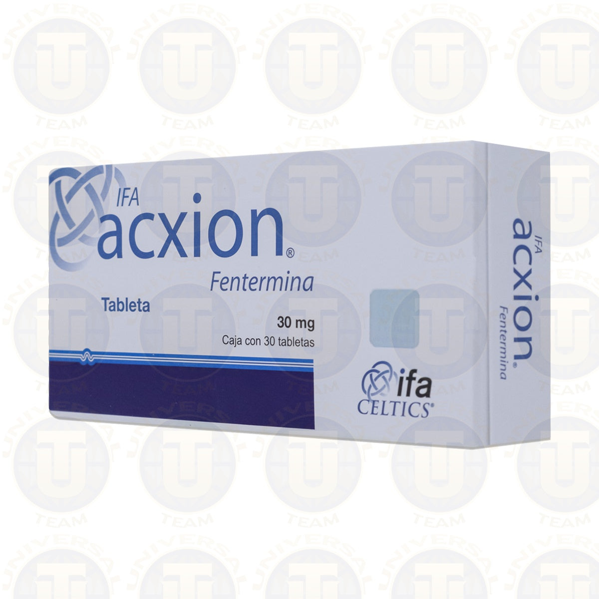 Acxion (Fentermina) 30 Mg  30 Tabletas Ifa Celtics