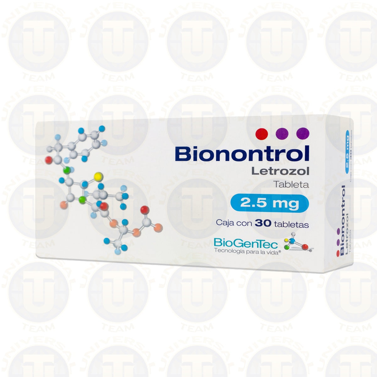 Bionontrol letrozol 30 Tabletas 2.5Mg Biogentec