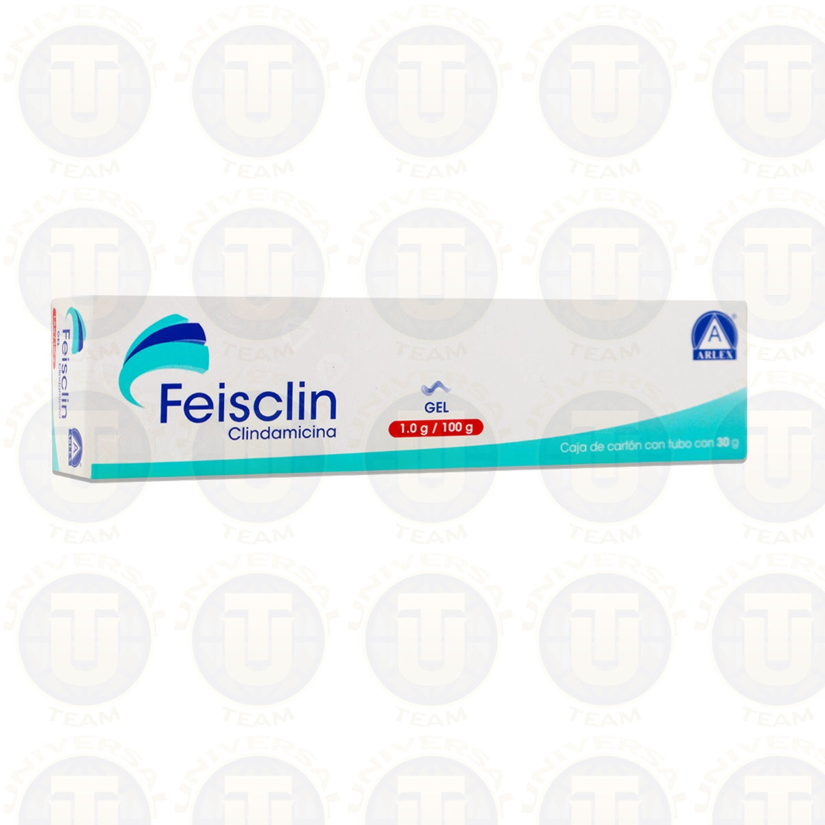 Feisclin Clindamicina Gel 1.0G/100G Arlex Tubo 30G