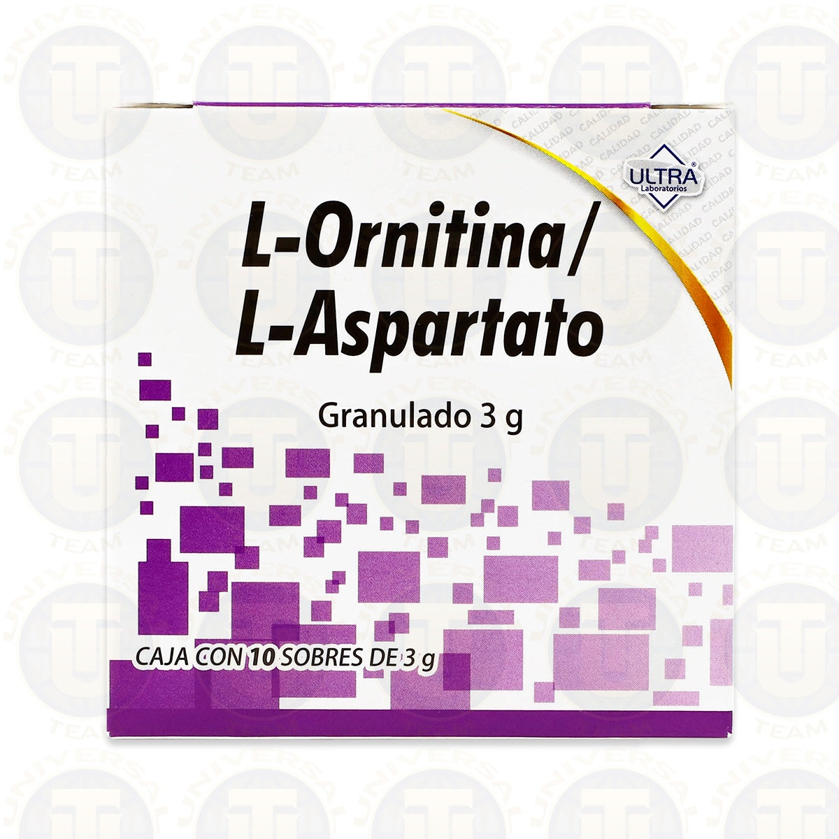 L ORNITINA L ASPARTATO 10 SOB/3G Laboratorio ULTRA protector hepatico (HEPA-MERZ GENERICO)