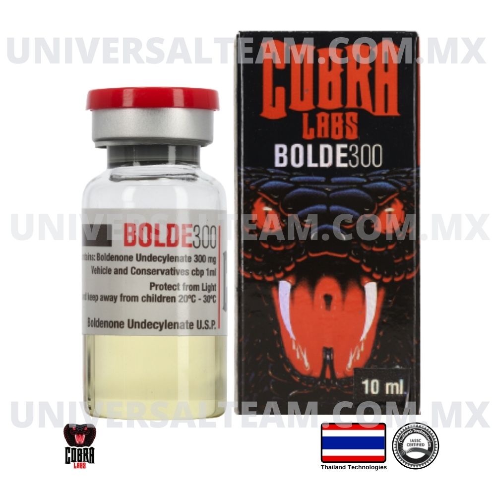 Bolde 300 (Boldenona Undecilenato o Undecylenato) 10 ML Cobra Labs