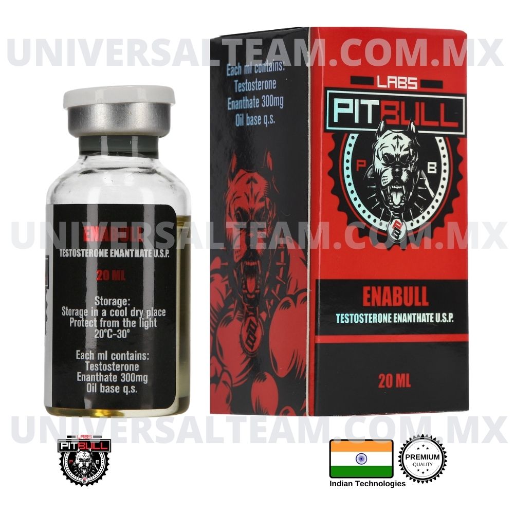 ENABULL 300 (Enantato de Testosterona) 20ML  Pitbull Labs