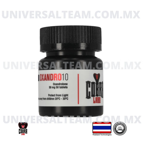 Oxandro-10 (Oxandrolone, Oxandrolona, Oxandro) 50 Tabletas/10mg Cobra Labs