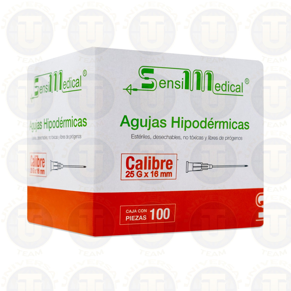 AGUJAS HIPODERMICAS 25X16 MM C/100