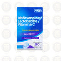 BIOFLAVONOIDES / LACTOBACILOS / VITAMINA C FRASCO CON 90 TABS MASTICABLE VITAE