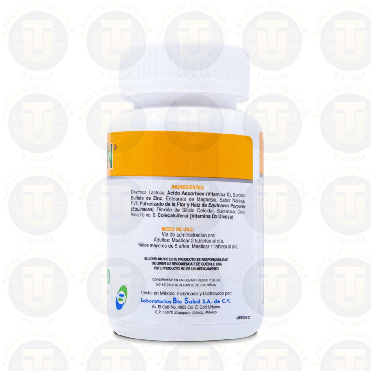 BIOGRICIN VITAMINA C 30 TABS MASTICABLES DE 1 G SABOR NARANJA