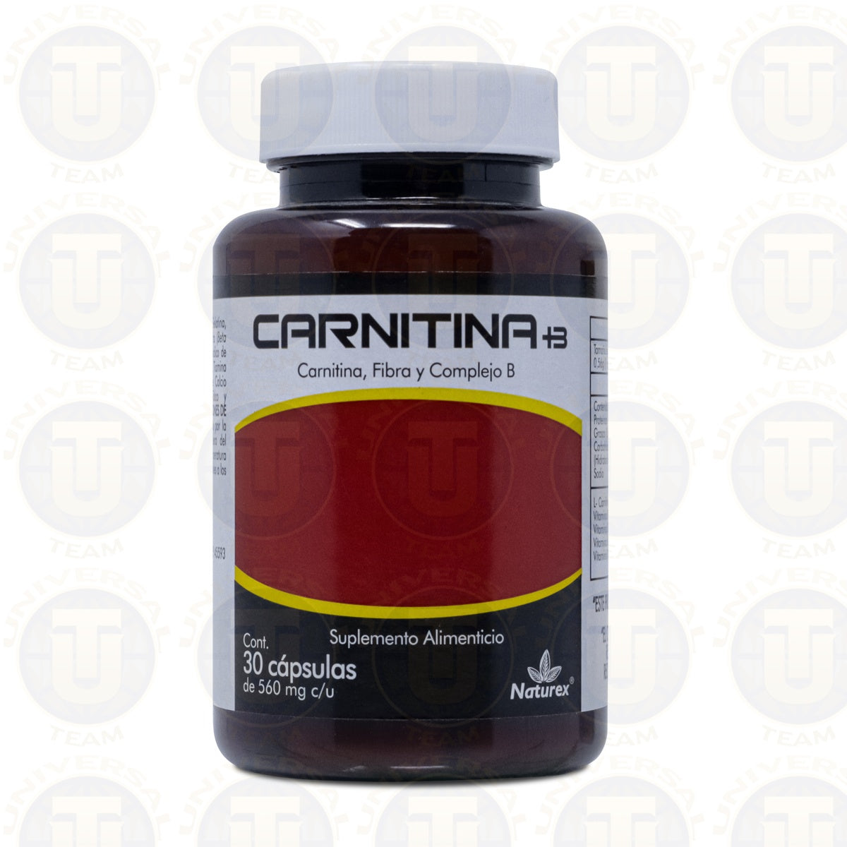 l carnitina con complejo b para que sirve CARNITINA, FIBRA Y COMPLEJO B, FRASCO CON 30 CAPS, NATUREX – Universal Team