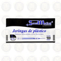 JERINGA DE PLASTICO  HIPODERMICA, DESECHABLE , NO TOXICA Y LIBRE DE PIROGENOS  1ML 22G X 32 MM CONT 100 PZAS