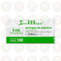 JERINGAS DE PLASTICO HIIPODERMICAS, 3 ML 21 G X 32 MM, CAJA CON 100 PIEZAS, SENSILMEDICAL