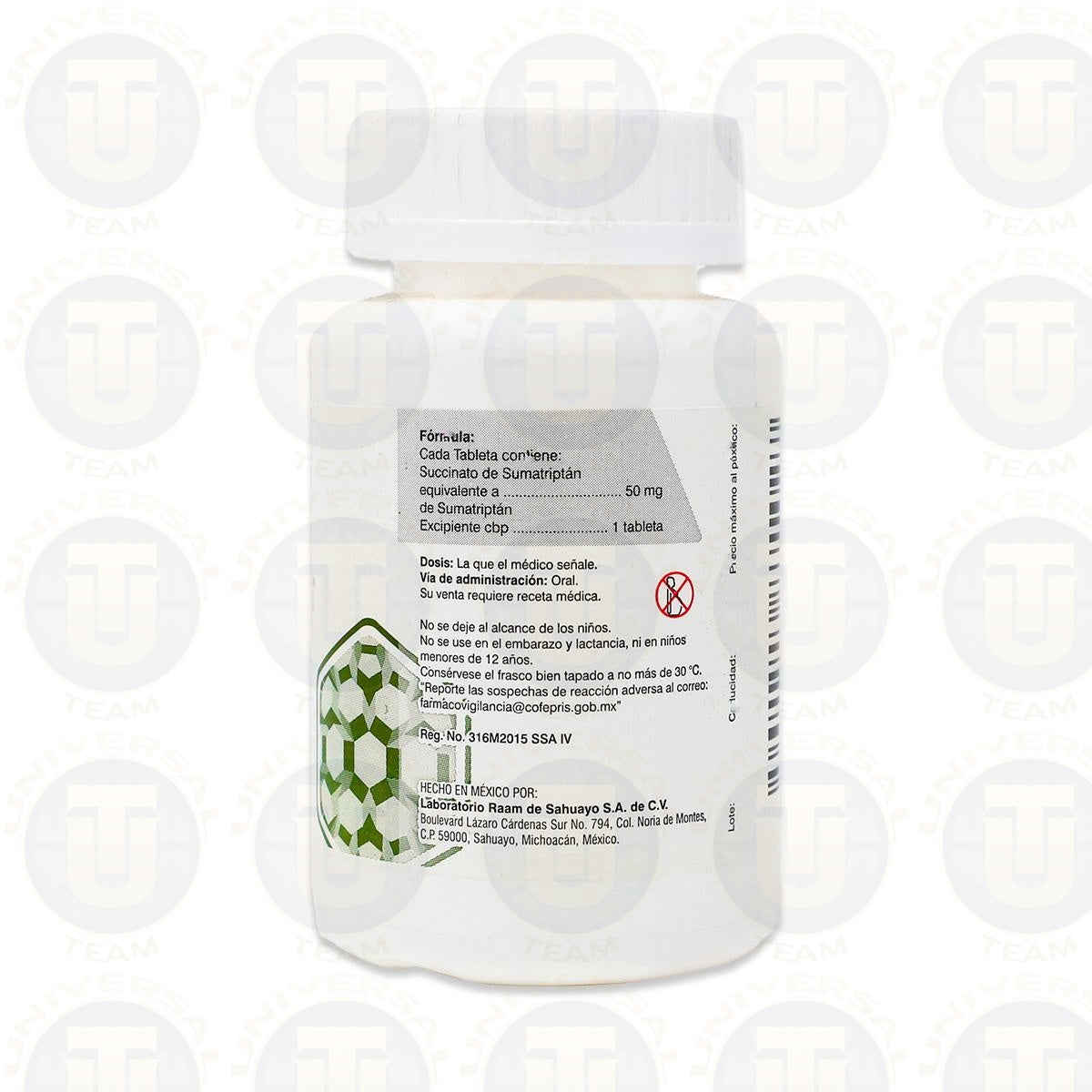 FERMIG SUMATRIPTAN 20 TAB 50 MG