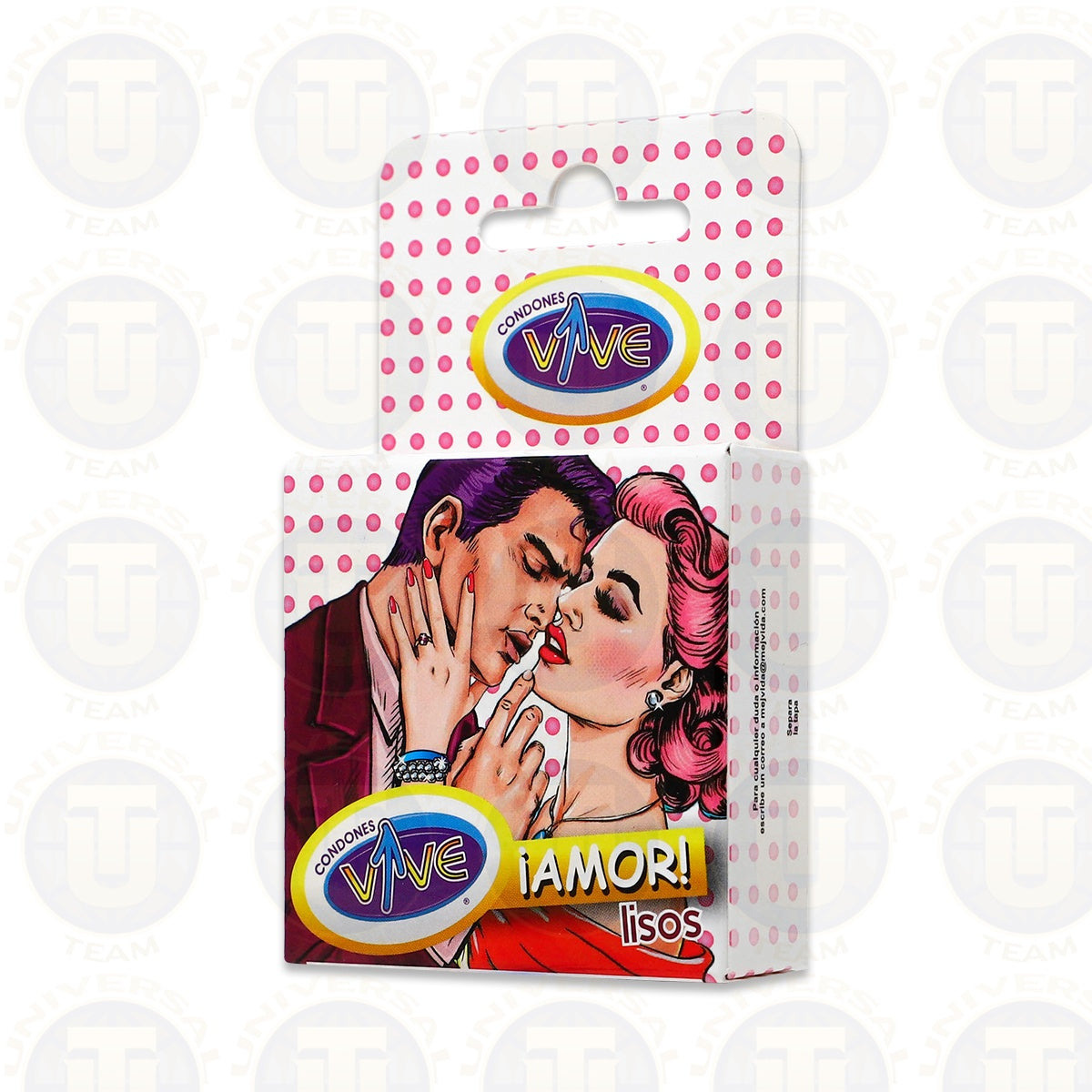 CONDONES VIVE AMOR LISOS, 3 CONDONDES LISOS LUBRICADOS, MEJVIDA