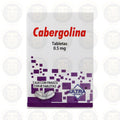 CABERGOLINA, FRASCO CON 8 TABLETAS DE 0.5 MG, ULTRA
