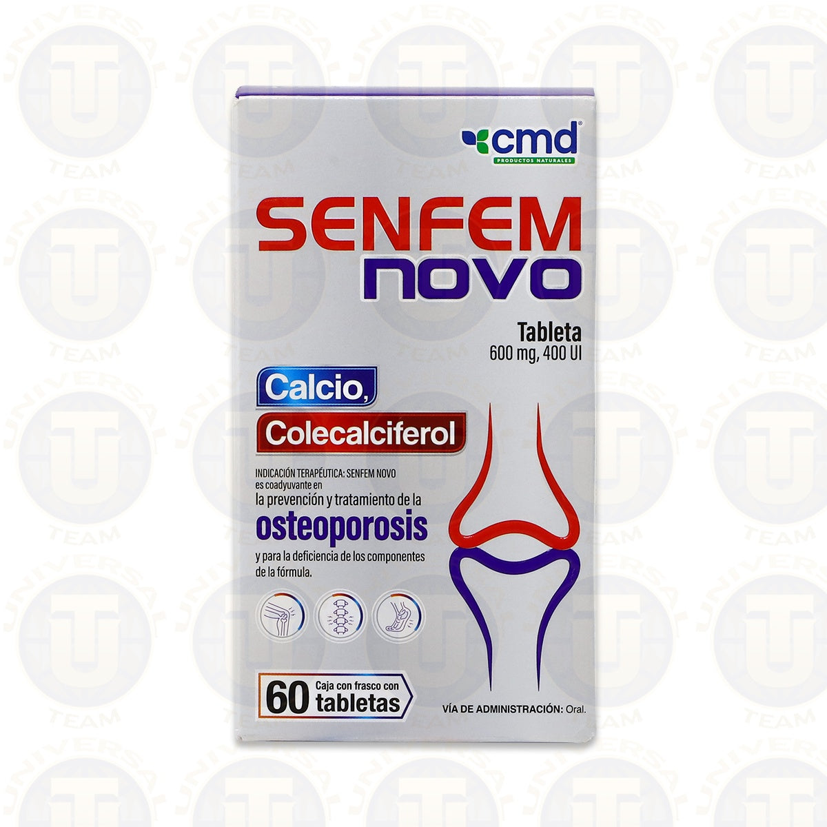 SENFEM NOVO, FRASCO CON 60 TABLETAS 600 MG, CMD