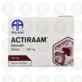 SILDENAFIL ACTIRAAM, CAJA CON 4 TABLETAS 100 MG, RAAM