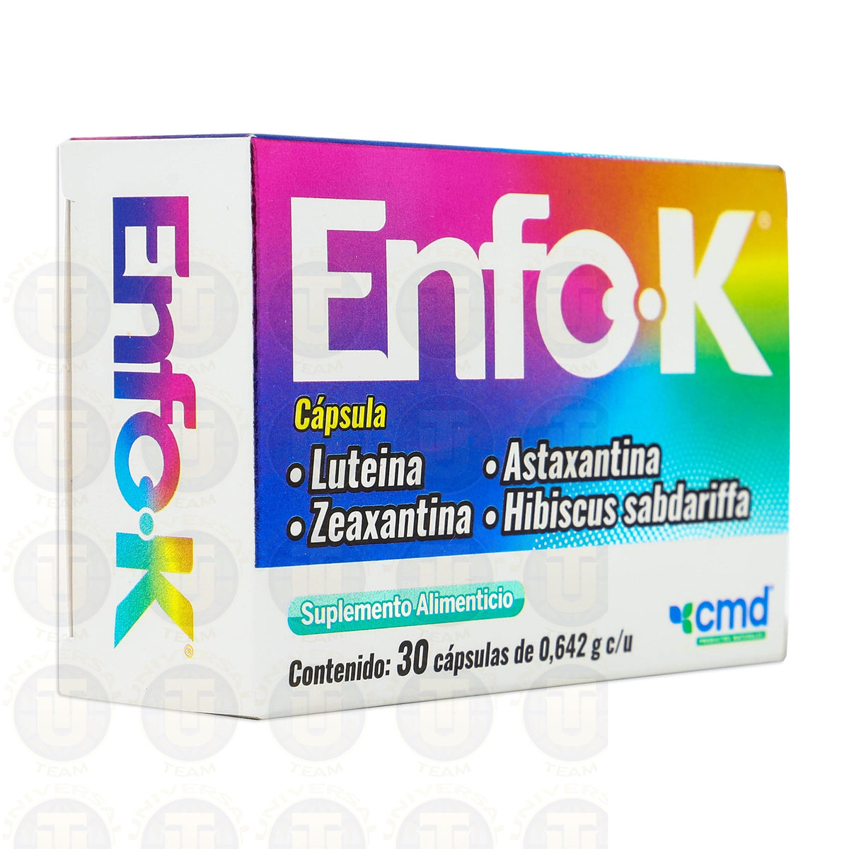 ENFO K, SUPLEMENTO ALIMENTICIO, 30 CAPSULAS 0.642G C/U