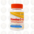 VITAMINA C + D3, EQUINACEA PURPUREA & ZINC, SUPLEMENTO ALIMENTICIO, 30 TABLETAS MASTICABLES 1G