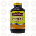 Omega 3 360 Mg 300 Capsulas De 1 658 Mg C/U Nature Made
