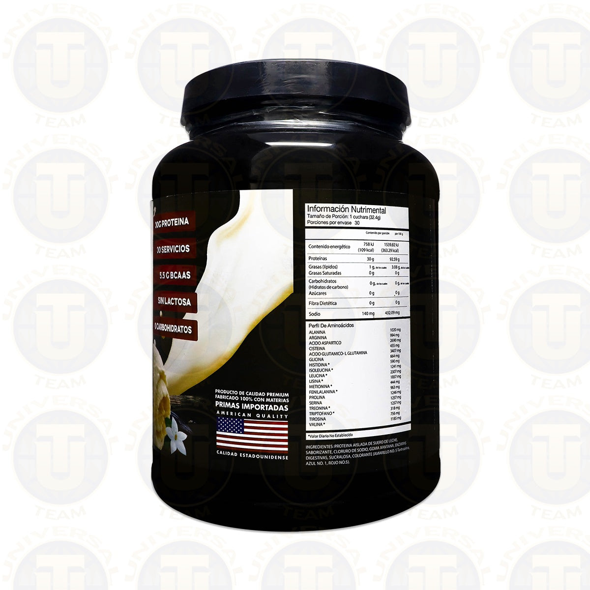 PROTEINA ISO ZERO CARB PBLabs vainilla 30 servicios 972 G