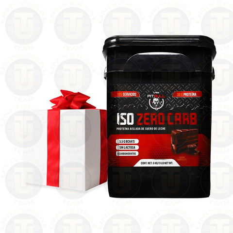 Proteína Iso Zero Carb Pitbull Labs (Sabor CHOCOLATE) 185 SERVICIOS + Regalo Sorpresa