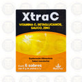 XTRA C VITAMINA C, BETAGLUCANOS, SAUCO, ZINC, 6 SOBRES SABOR MANDARINA, NATUREX