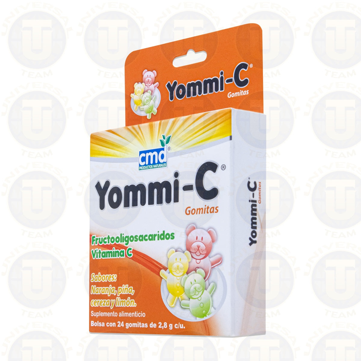 YOMMI C GOMITAS, BOLSA CON 24 GOMITAS DE 2.8 G C/U. CMD