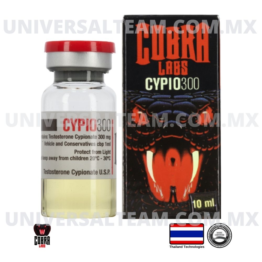 CYPIO 300 (Cipionato de Testosterona) 10 ML Cobra Labs