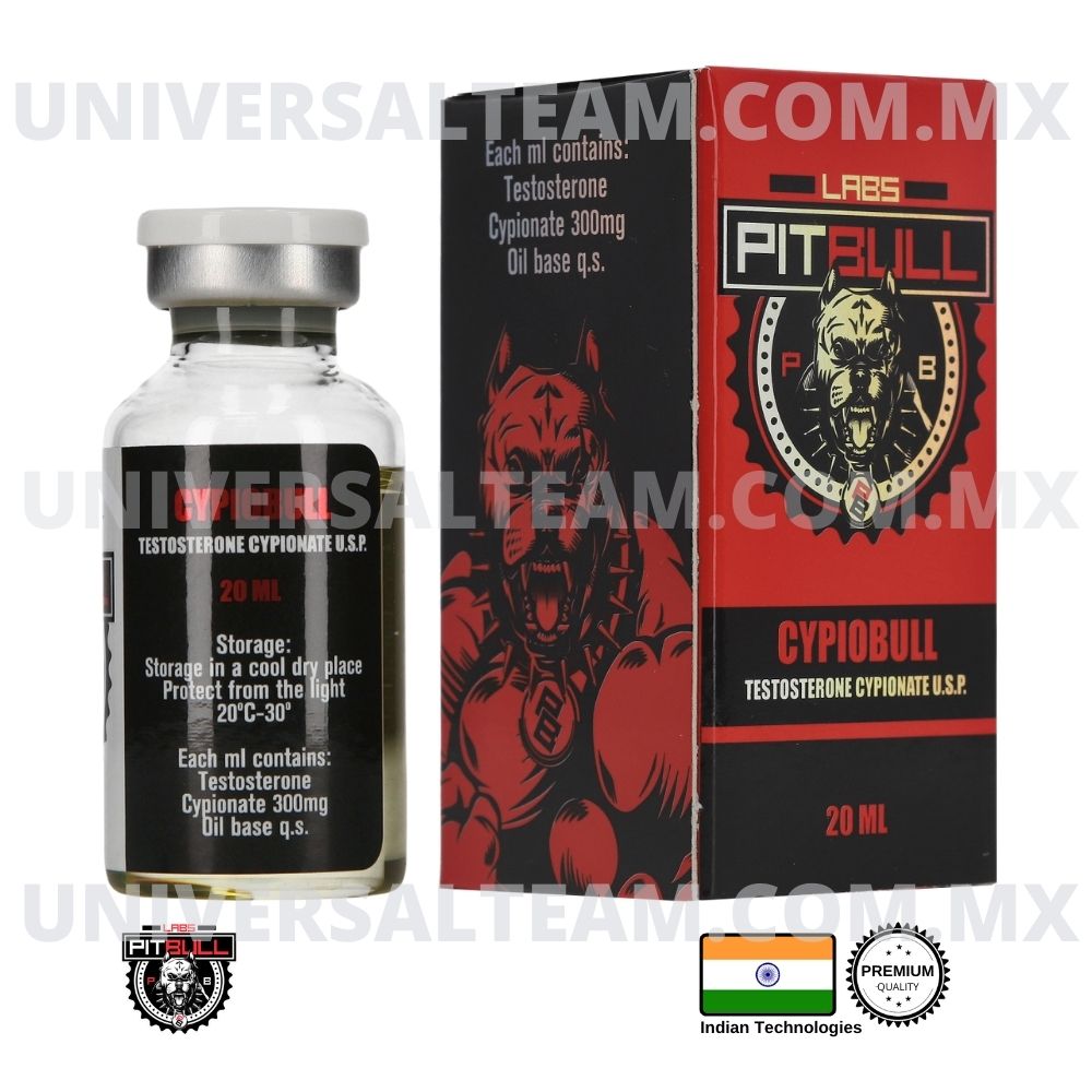 CYPIOBULL 300 (Cipionato de Testosterona) 20 ML Pitbull Labs