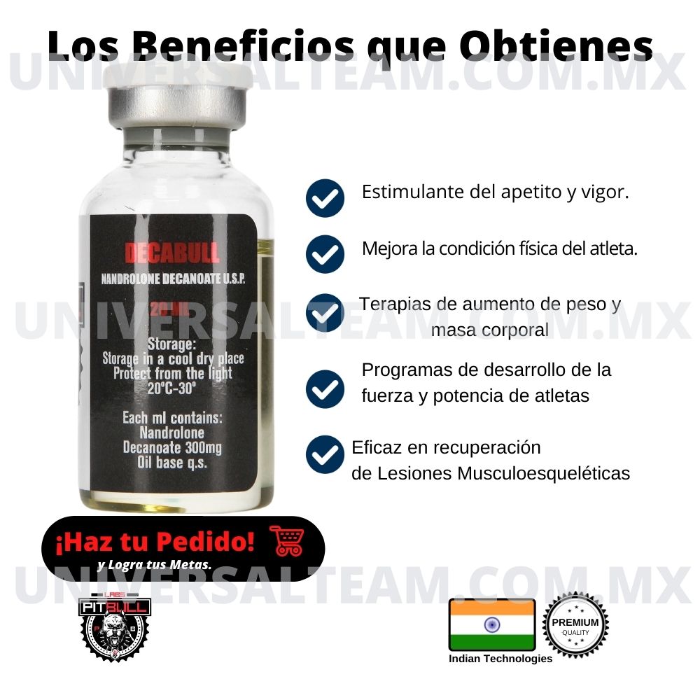 DECABULL 300 (Nandrolona Decanoato) 20 ML Pitbull Labs