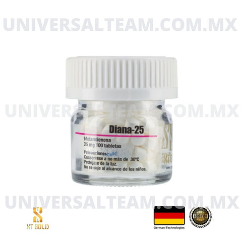 DIANA 25  (Metandienona) 100 Tabletas/25mg XT Gold