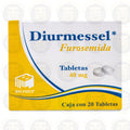 DIURMESSEL 20 TABLETAS 40 MG