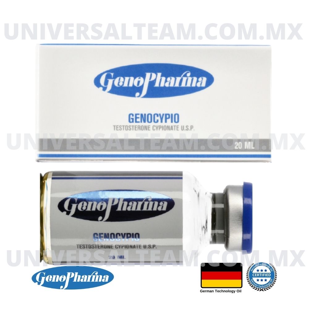 GENOCYPIO 300 (Cipionato de Testosterona) 20 ML GenoPharma
