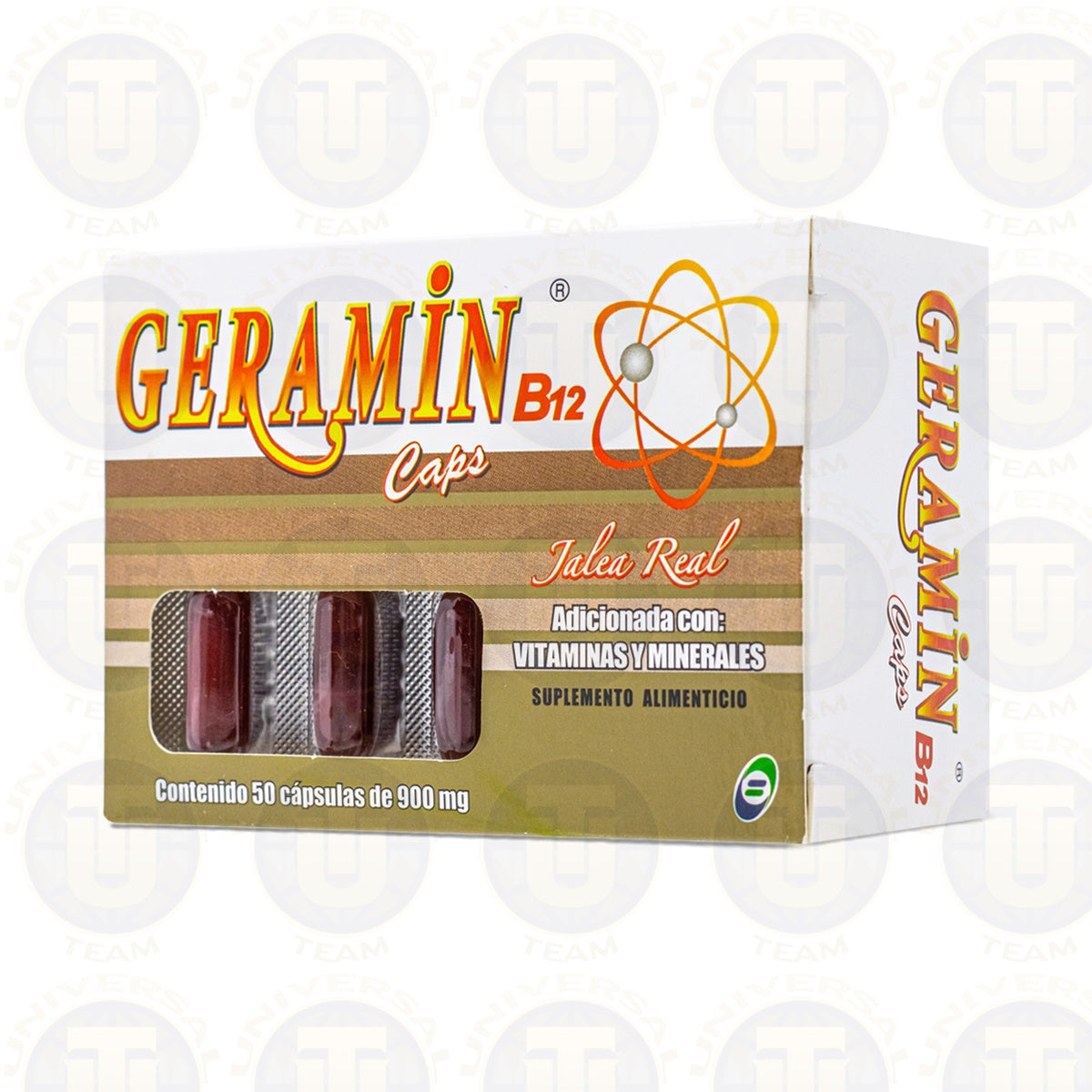 GERAMIN B12 50CAPS 900MG