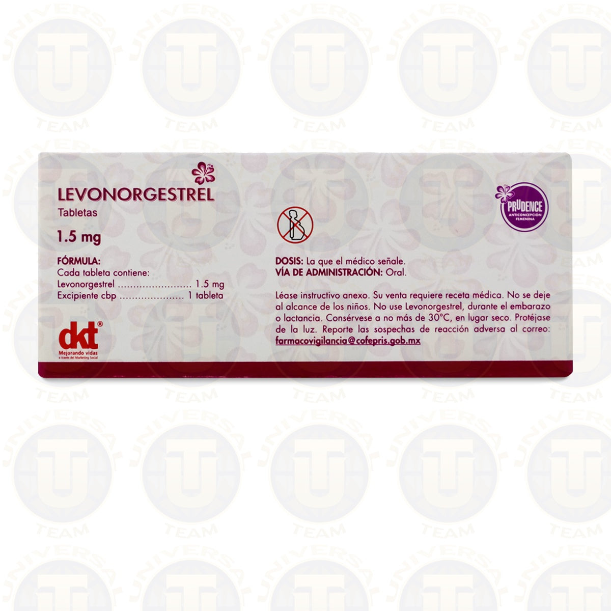 LEVONORGESTREL (Prudence) c/1 TAB. 1.5 MG.