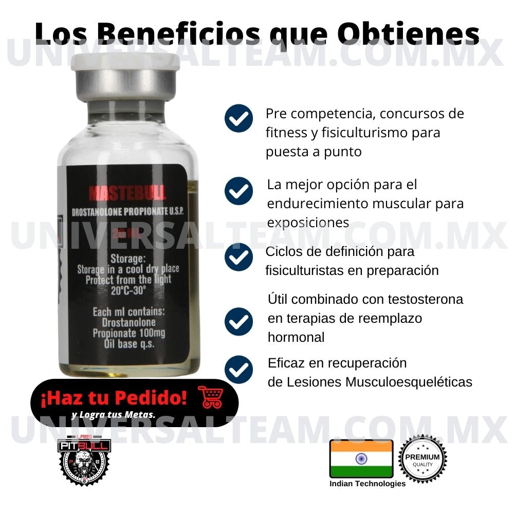 Masterbull 100 (Propionato de Drostanolona) 20ML Pitbull Labs