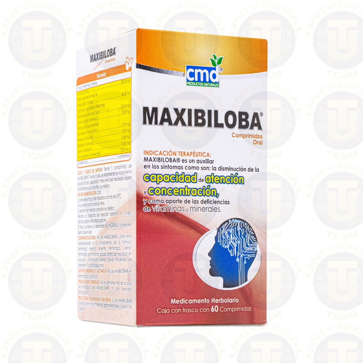 MAXIBILOBA 60 COMPRIMIDOS