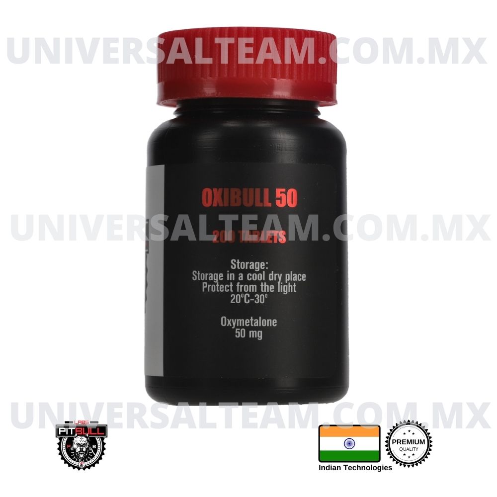 OXIBULL 50 (Oxi, Oximetolona, Oxymetholone o anadrol) 200 Tabletas/50mg  Pitbull Labs