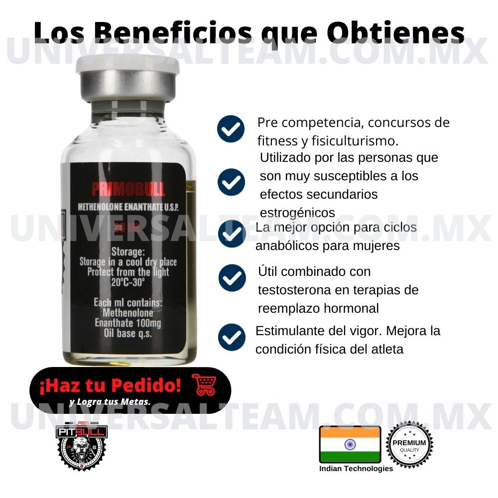 PRIMOBULL 100 (Primobolan, Metenolona Acetato) 20 ML Pitbull Labs