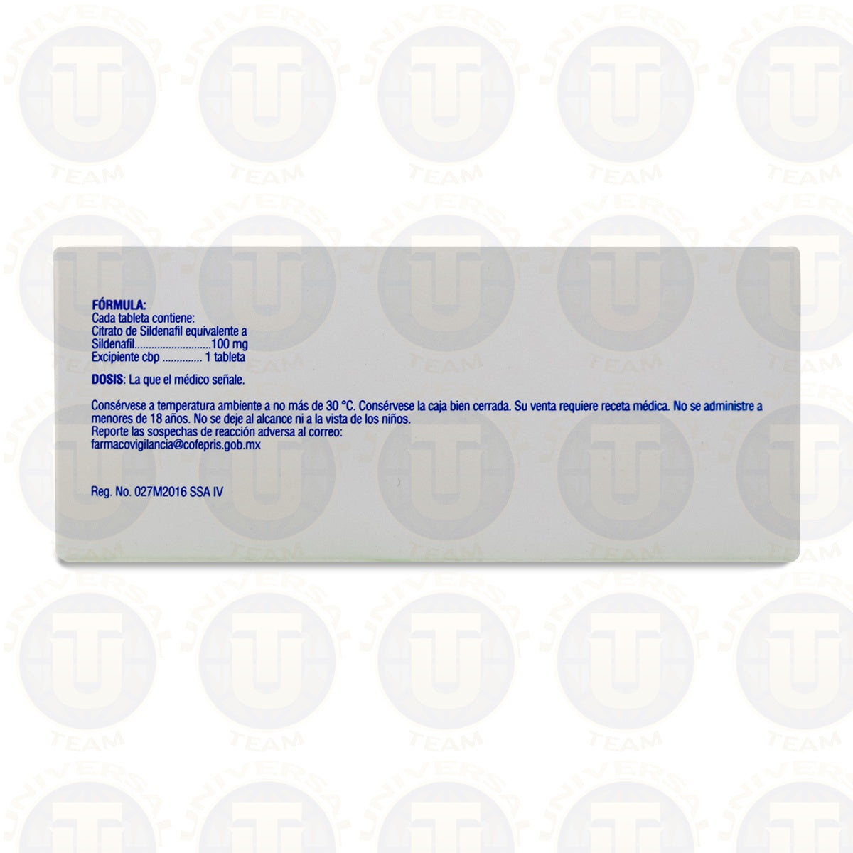 Sildenafil 1 Tableta 100Mg  Perrigo
