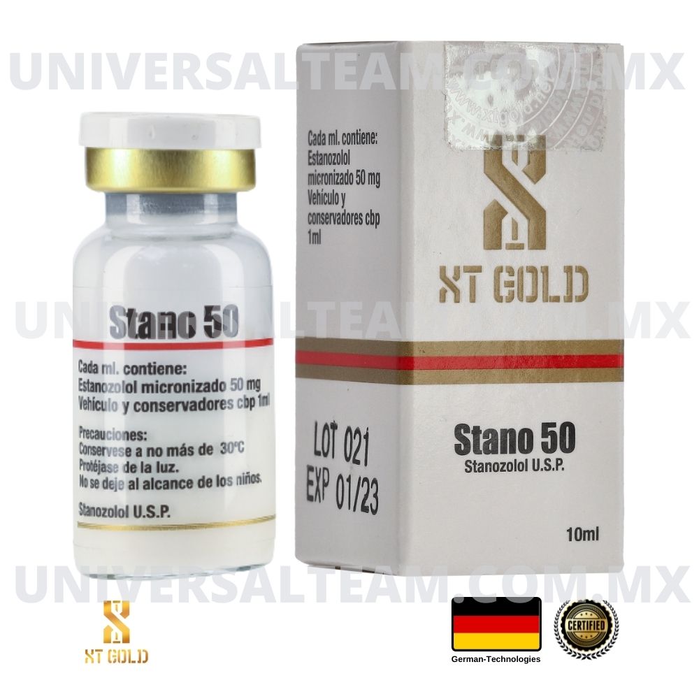 STANO 50  (Estanozolol inyectable micronizado) 10 ML XT Gold