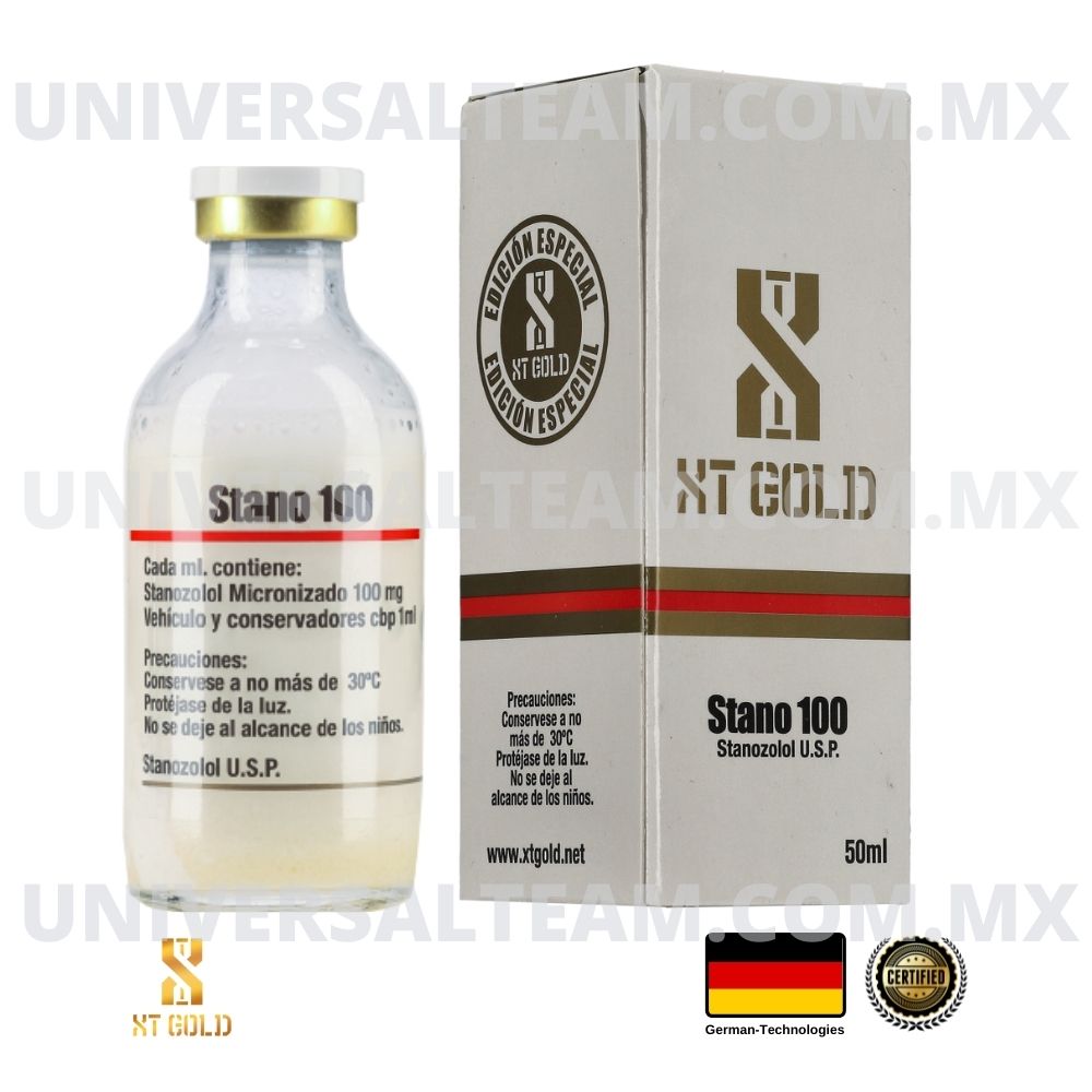 STANO -100 - (stanozolol inyectable micronizado) 50 ML XT Gold Edición Especial