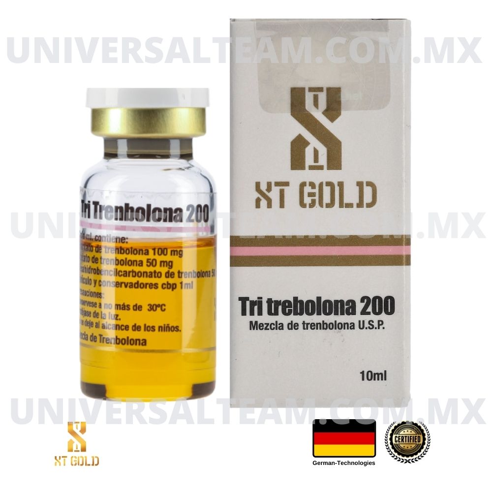 TRI-TREMBOLONA 200 (Acetato, Enantato, Hexahydrobenzylcarbonato Trembolona) 10 ML XT Gold