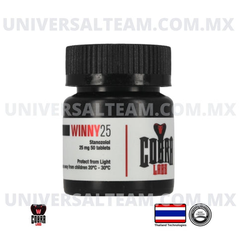 Winny - 25  (Estanozolol )  50 Tabletas/25mg Cobra Labs