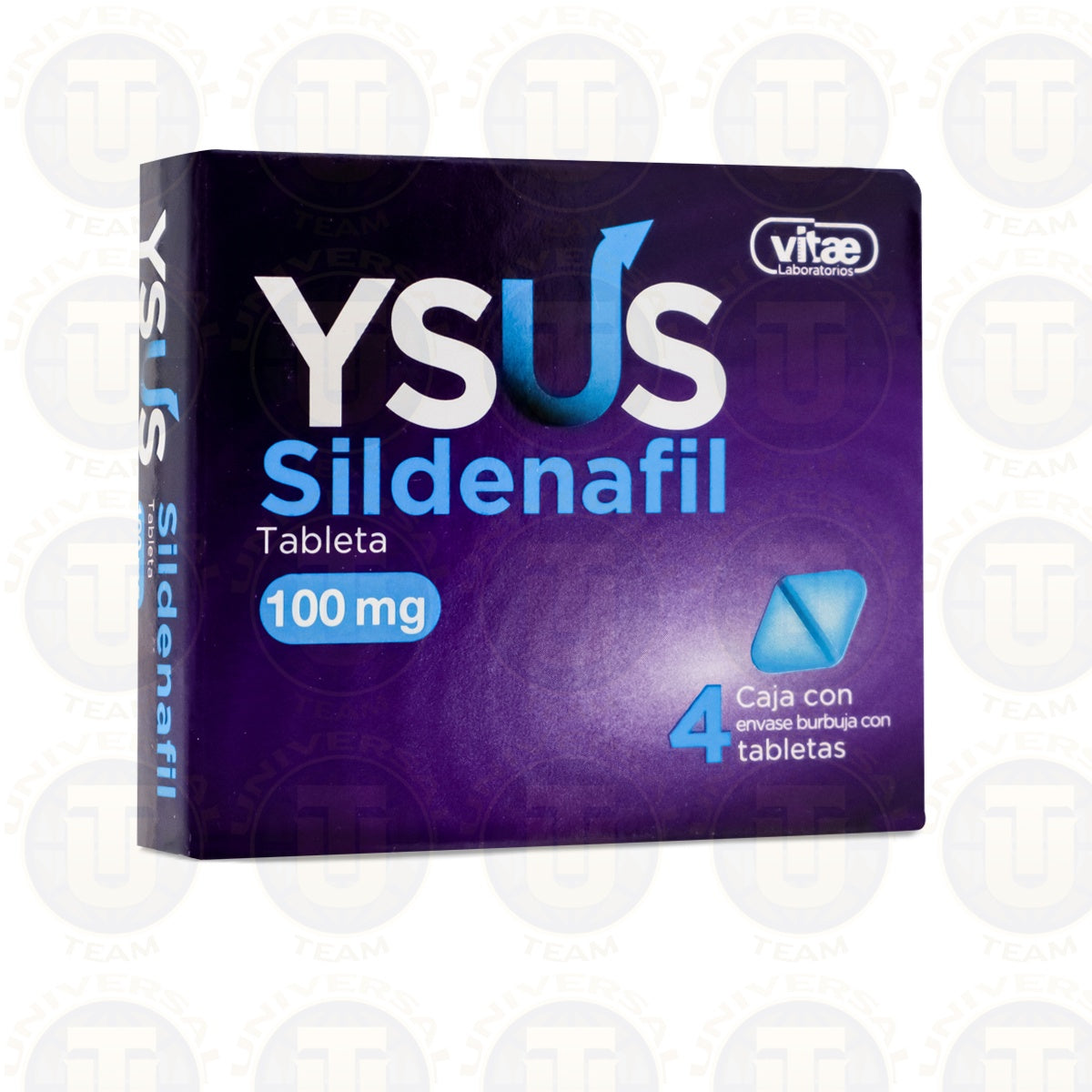 SILDENAFIL YSUS 4 TABS 100 MG VITAE